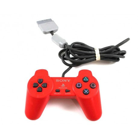 Playstation 1 Original Controller [Red] - Playstation | Galactic Gamez
