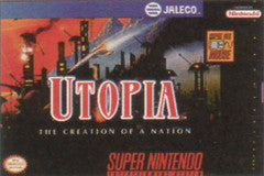 Utopia The Creation of a Nation - Super Nintendo | Galactic Gamez