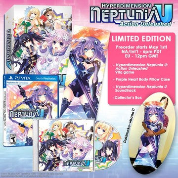 Hyperdimension Neptunia U: Action Unleashed Limited Edition - Playstation Vita | Galactic Gamez