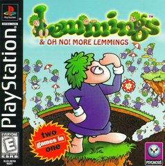 Lemmings and Oh No More Lemmings - Playstation | Galactic Gamez