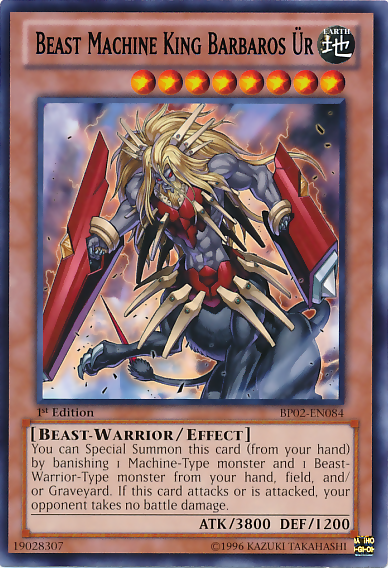 Beast Machine King Barbaros Ur [BP02-EN084] Rare | Galactic Gamez