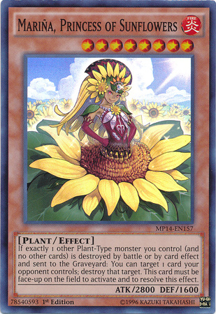 Mariña, Princess of Sunflowers [MP14-EN157] Super Rare | Galactic Gamez