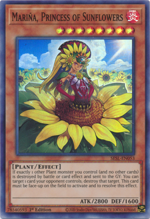 Mariña, Princess of Sunflowers [SESL-EN053] Super Rare | Galactic Gamez