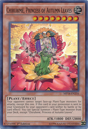 Chirubime, Princess of Autumn Leaves [MP14-EN216] Super Rare | Galactic Gamez