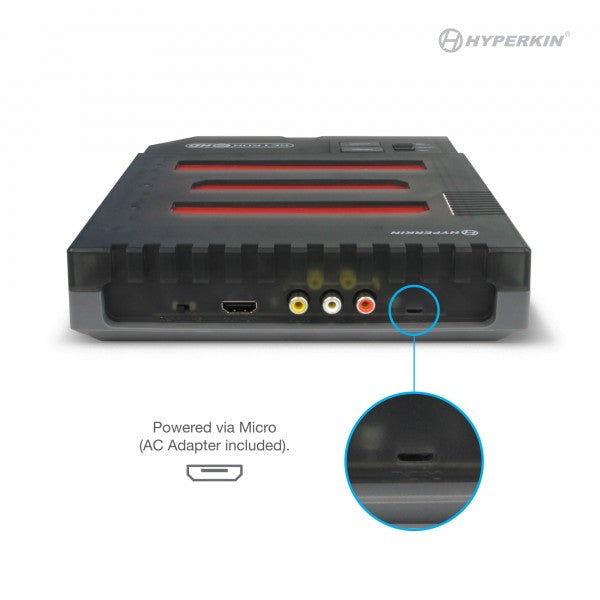 RetroN 3 HD 3-in-1 Retro Gaming Console for NES®, Super NES®/Super Famicom™, and Genesis®/Mega Drive (Space Black) - Hyperkin | Galactic Gamez