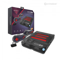 RetroN 3 HD 3-in-1 Retro Gaming Console for NES®, Super NES®/Super Famicom™, and Genesis®/Mega Drive (Space Black) - Hyperkin | Galactic Gamez