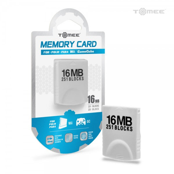 Wii/ GameCube Tomee 16MB Memory Card (251 Blocks) | Galactic Gamez