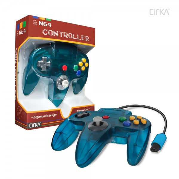 N64 CirKa Controller (Turquoise) | Galactic Gamez