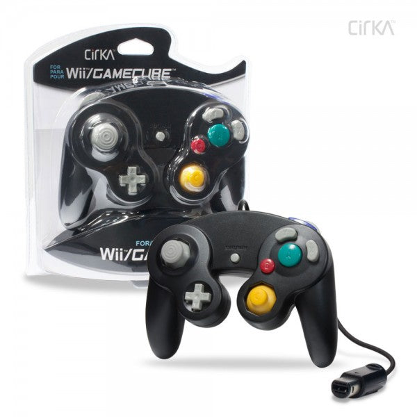 Wii/ GameCube CirKa Controller (Black) | Galactic Gamez