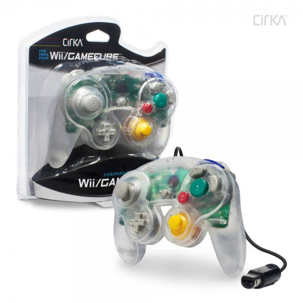 Wii/ GameCube CirKa Controller (Clear) | Galactic Gamez