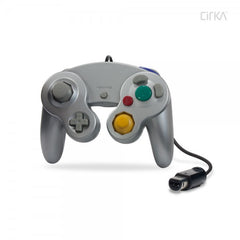 Wii/ GameCube CirKa Controller (Silver) | Galactic Gamez