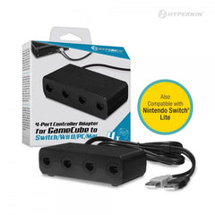 4-Port Controller Adapter for GameCube to Switch/ Wii U/ PC/ Mac - Hyperkin | Galactic Gamez