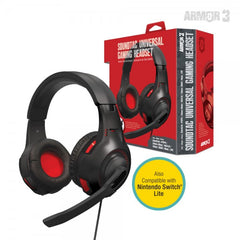 "SoundTac" Universal Gaming Headset for Switch/ PS4/ Xbox One/ Wii U/ Xbox 360/ PC/ Mac - Armor3 | Galactic Gamez