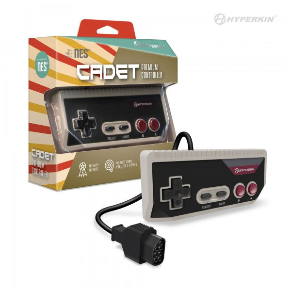 NES "Cadet" Premium Controller (Gray) - Hyperkin | Galactic Gamez