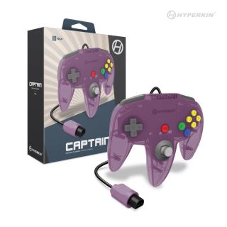 "Captain" Premium Controller For N64® (Amethyst Purple) - Hyperkin | Galactic Gamez