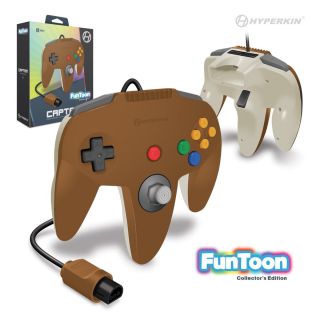 "Captain" Premium Controller For N64® Funtoon Collector's Edition (Hero Brown) - Hyperkin | Galactic Gamez