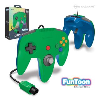 "Captain" Premium Controller For N64® Funtoon Collector's Edition (Hero Green) - Hyperkin | Galactic Gamez