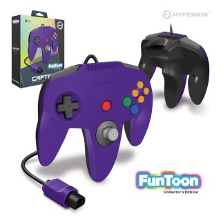 "Captain" Premium Controller For N64® Funtoon Collector's Edition (Rival Purple) - Hyperkin | Galactic Gamez