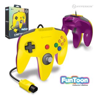 "Captain" Premium Controller For N64® Funtoon Collector's Edition (Rival Yellow) - Hyperkin | Galactic Gamez