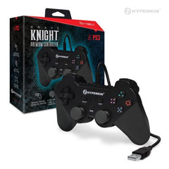 "Brave Knight" Premium Controller for PS3/ PC/ Mac (Black) - Hyperkin | Galactic Gamez