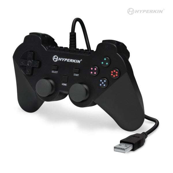 "Brave Knight" Premium Controller for PS3/ PC/ Mac (Black) - Hyperkin | Galactic Gamez