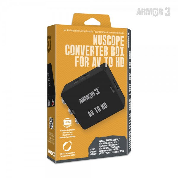 “NuScope” Converter Box for AV to HD - Armor3 | Galactic Gamez