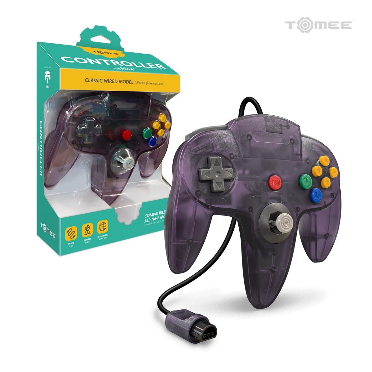 N64 controller Amethyst Purple | Galactic Gamez