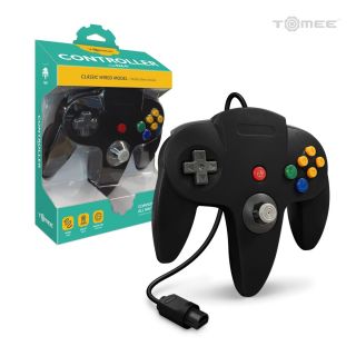 N64 controller black | Galactic Gamez