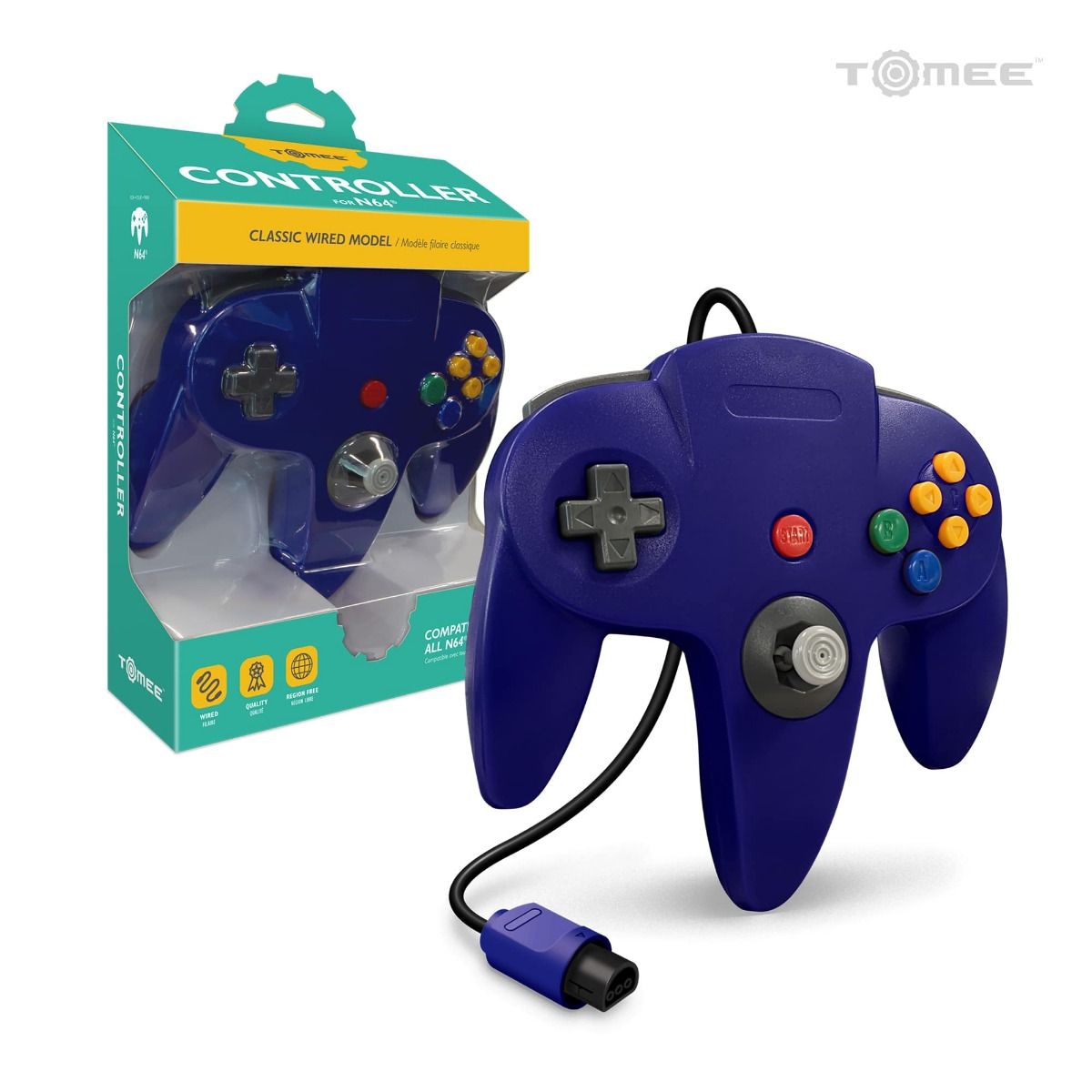 N64 controller Blue | Galactic Gamez