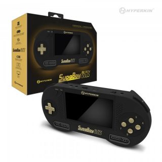 SupaBoy BlackGold Portable Pocket Console for Super NES®/ Super Famicom™ - Hyperkin | Galactic Gamez