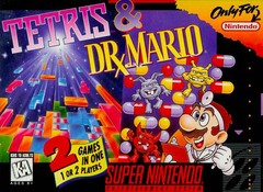 Tetris and Dr. Mario - Super Nintendo | Galactic Gamez