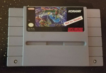 Teenage Mutant Ninja Turtles IV Turtles in Time [Not for Resale] - Super Nintendo | Galactic Gamez