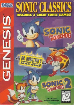 Sonic Classics 3 In 1 [Cardboard Box] | Galactic Gamez