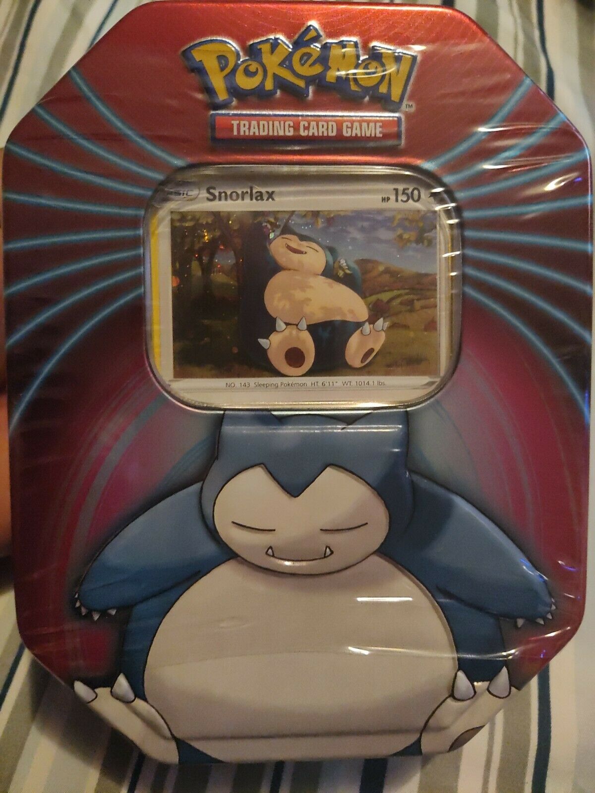 Pokemon Champion's Snorlax Collectible Tin Set (2021 set) | Galactic Gamez
