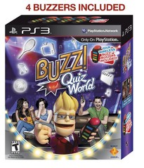 Buzz! Quiz World 4 Controller Bundle - Playstation 3 | Galactic Gamez