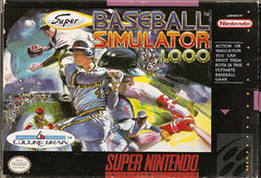 Super Baseball Simulator 1.000 - Super Nintendo | Galactic Gamez