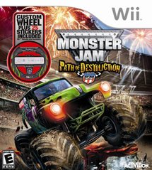 Monster Jam: Path of Destruction with Wheel - Wii | Galactic Gamez