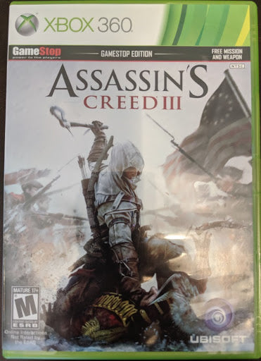 Assassin's Creed III [Gamestop Edition] - Xbox 360 | Galactic Gamez