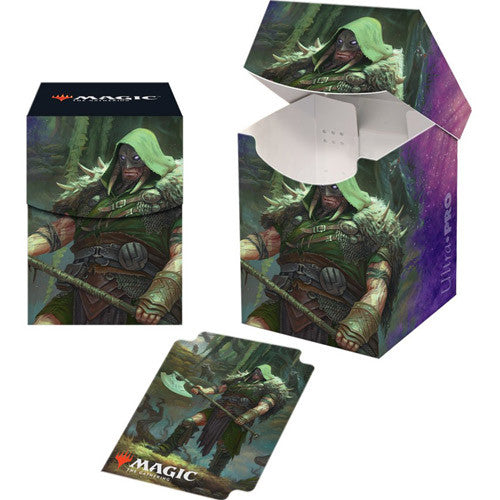 Throne of Eldraine - Deck Box (Garruk, Cursed Huntsman) | Galactic Gamez