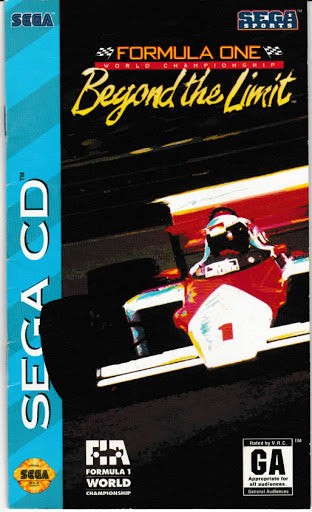 Formula One World Championship: Beyond the Limit - Sega CD | Galactic Gamez