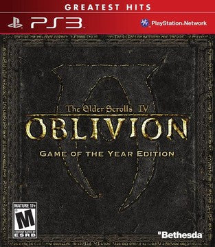 Elder Scrolls IV Oblivion Game of the Year [Greatest Hits] - Playstation 3 | Galactic Gamez